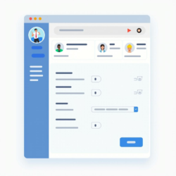 Промпт: "Flat illustration of an OpenCart stock management system, featuring intuitive user interface elements, vibrant colors, and modern design." Prompt: "Flat illustration of an OpenCart stock management system, featuring intuitive user interface elements, vibrant colors, and modern design."