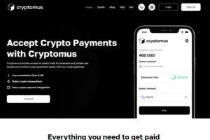 Cryptomus.com предлагает современные платежные решения для эквайринга и криптовалют. Интеграция безопасных онлайн-транзакций для вашего бизнеса!