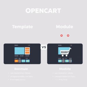 Узнайте, в чем разница между шаблоном и модулем в Opencart. Шаблоны определяют дизайн, а модули — функционал вашего интернет-магазина.