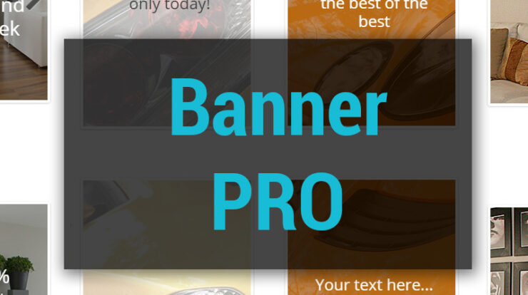 Создавайте эффектные баннеры и слайдшоу с Banner PRO для эффективного онлайн-продвижения. Привлекайте клиентов с помощью яркого дизайна и графики!