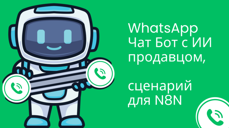 ИИ-продавец в WhatsApp: автоматизация чата с помощью N8N. Увеличьте продажи и оптимизируйте бизнес-процессы с виртуальным ассистентом и новыми технологиями.
