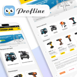 Создайте сайты с универсальным адаптивным шаблоном Profline для веб-разработки. Гибкий дизайн и пользовательский интерфейс подойдут для любой тематики.