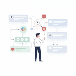 Автоматизируйте бизнес-процессы с n8n и Slack. Узнайте, как получать уведомления и отчеты быстро и эффективно для повышения продуктивности вашей команды!