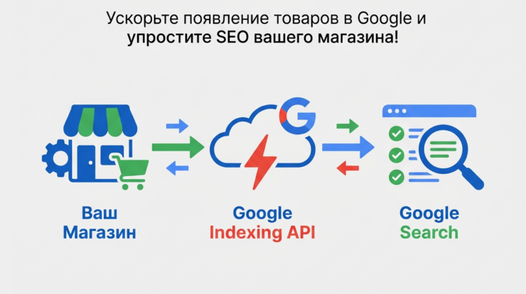 С Indexing API вы сможете мгновенно индексировать товары в Google, что значительно ускорит их появление в поисковых системах. Упростите SEO для своего интернет-магазина и узнайте, как это сделать!