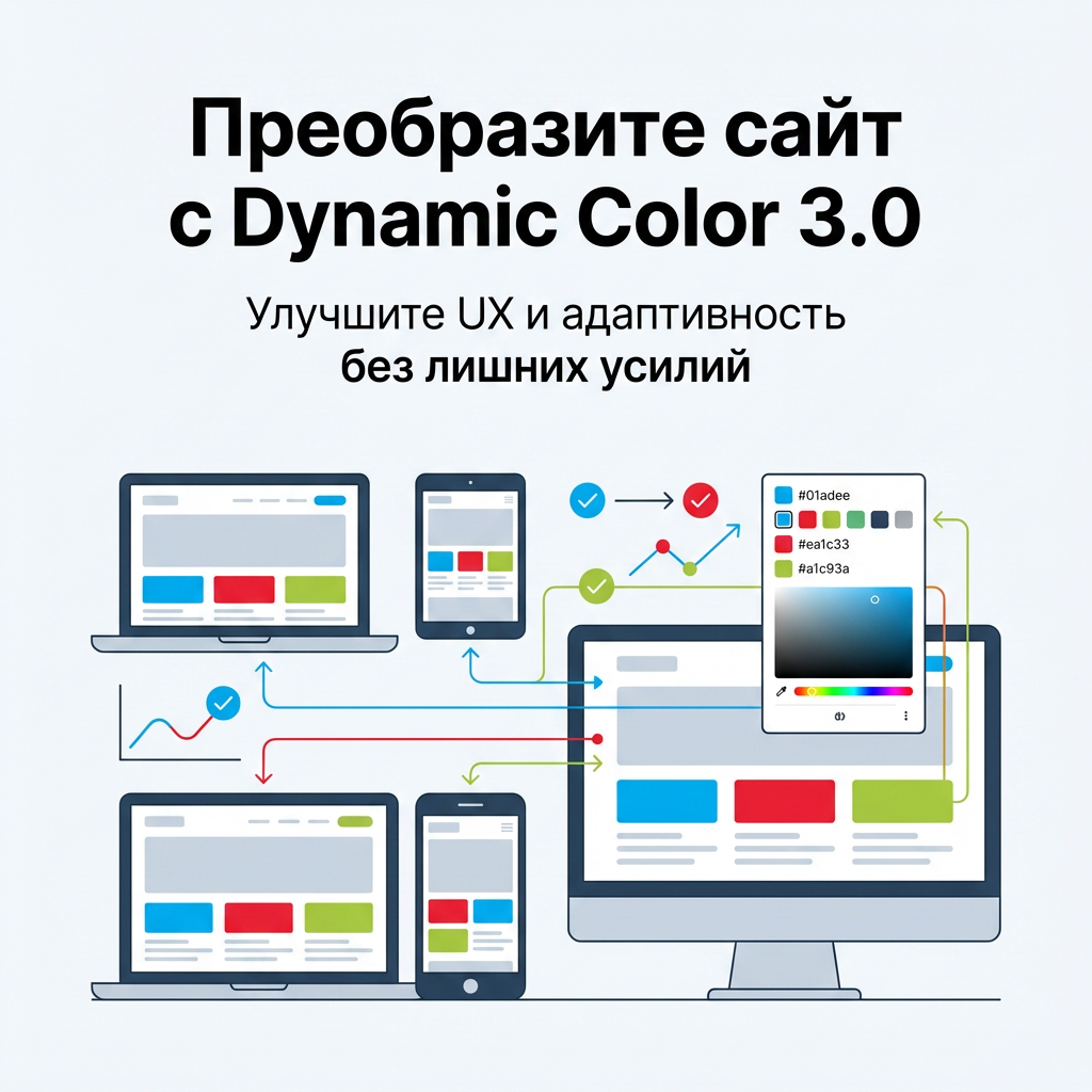 Преобразите свой сайт с Dynamic Color 3.0 уже сегодня