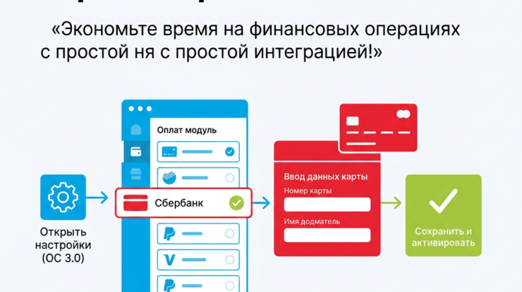 Сделайте свою жизнь проще с интеграцией карты Сбербанк в OC 3.0! Удобные инструкции помогут быстро настроить электронные платежи и экономить время на финансовых операциях. Узнайте все детали по ссылке!