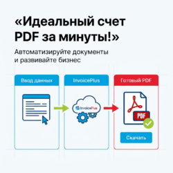 С InvoicePlus создание идеального счета в формате PDF стало проще простого. Автоматизируйте оформление документов и сосредоточьтесь на развитии вашего бизнеса. Узнайте больше сейчас!