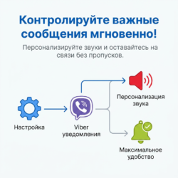 Настройка уведомлений в Viber позволит вам всегда быть в курсе важных сообщений и звонков. Персонализируйте звуковые уведомления и сделайте использование мобильного приложения еще более удобным! Узнайте, как это сделать, по ссылке.