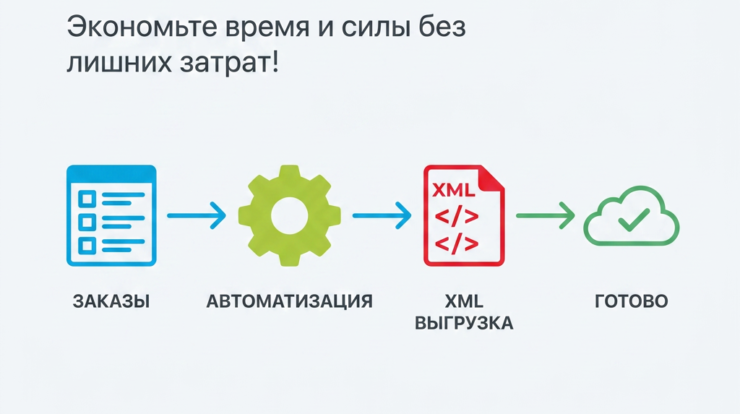 С автоматической выгрузкой заказов в формате XML вы сэкономите время и силы на рутинные задачи. Упрощайте свою работу без затрат – переходите по ссылке и узнайте, как это возможно!