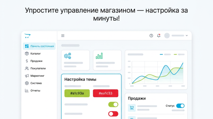 Преобразите управление своим интернет-магазином с помощью темы Admin Theme от Trxtile для OpenCart. Удобный интерфейс и широкие возможности настройки позволят вам быстрее настроить все под свои нужды и сосредоточиться на продажах. Узнайте больше и облегчите свою работу!