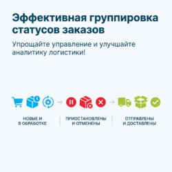 Оптимизируйте управление заказами с помощью нашего инструмента для группировки статусов! Увеличьте эффективность бизнеса, упростив организацию и анализ данных в логистике. Узнайте больше!