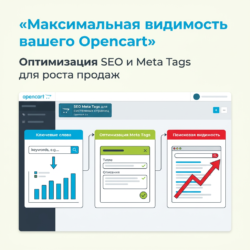Усовершенствуйте свой интернет-магазин с помощью SEO и Meta Tags для Opencart и получите заметное улучшение видимости в поисковых системах. Узнайте, как эффективно использовать ключевые слова и теги, чтобы привлечь больше клиентов!