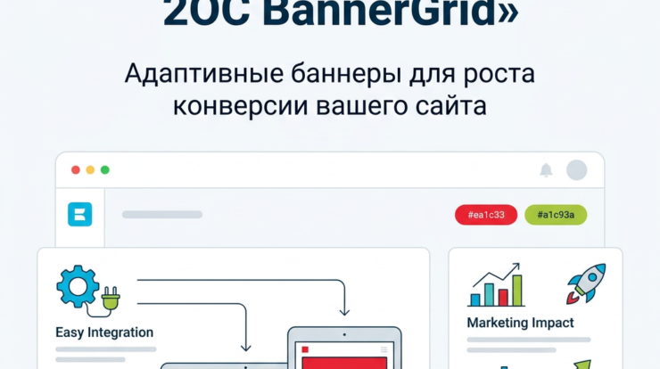 2OC BannerGrid превращает ваш веб-дизайн в мощный инструмент маркетинга! Создавайте адаптивные баннеры, которые легко интегрируются и увеличивают конверсию. Узнайте, как это работает!