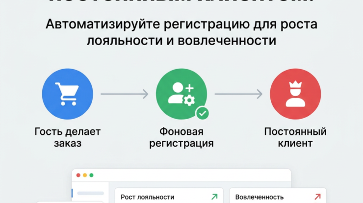 Улучшите клиентский опыт с помощью сервиса фоновой регистрации для гостей! Автоматизация процессов повысит лояльность клиентов и увеличит их вовлеченность. Узнайте больше о возможностях Retention marketing и усиливайте вашу базу клиентов!