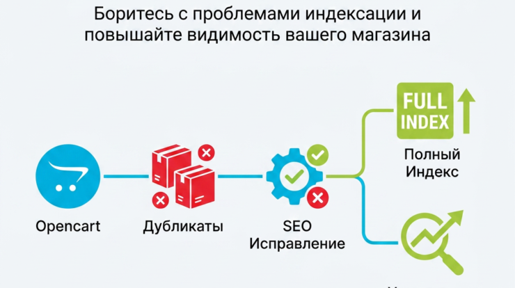 Устали от проблем с индексацией в Opencart? Наше решение поможет вам устранить дубли и оптимизировать SEO вашего веб-магазина, что увеличит видимость в поисковых системах. Узнайте, как улучшить свои позиции уже сегодня!