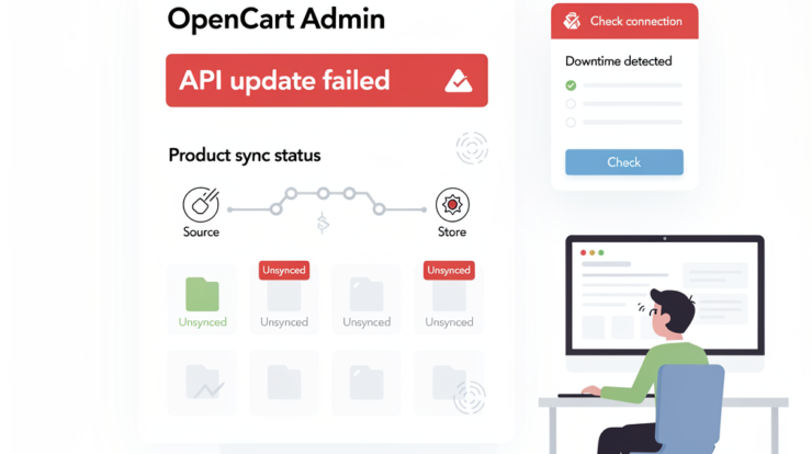 Узнайте, как восстановить обновление товаров в OpenCart через API. Разберём основные проблемы сервера и предложим решения для быстрой синхронизации.