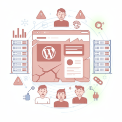 Как избежать падения сайта WordPress: разберём причины сбоев и эффективные методы подготовки к пиковым нагрузкам для успешной работы.